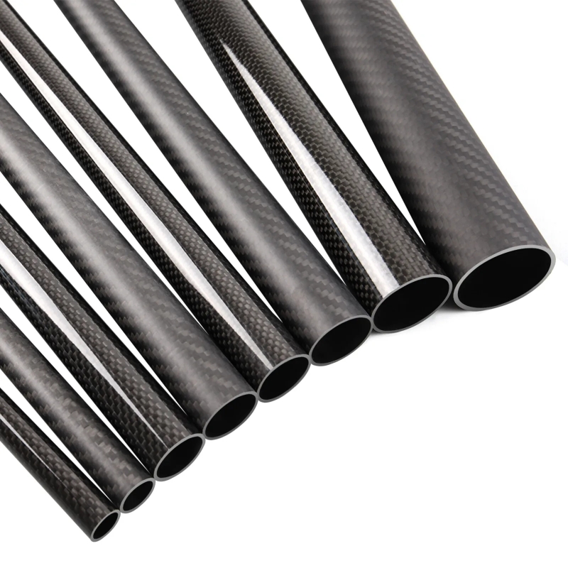 Glossy Matte Finish Carbon Fiber Tube