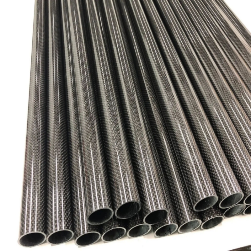 3K Plain Glossy Carbon Fiber Tube