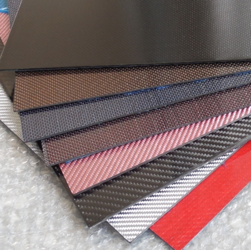 Colored Metallic Carbon Fiber Plate/Sheet