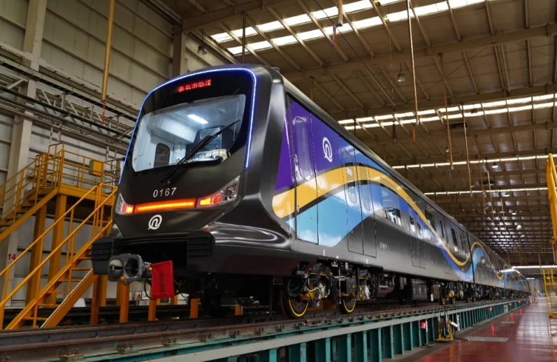 The World's First Carbon Fiber Subway Train